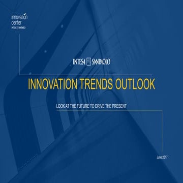 EIA2017Italy - Daniele Borghi - Innovation Trend Outlook: A Look at the Future