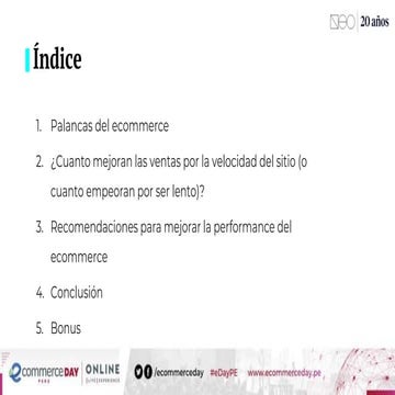 Daniel Falcón - eCommerce Day Perú Online [Live] Experience