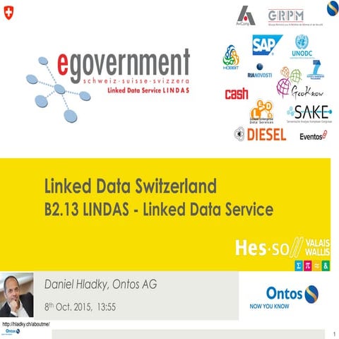 Linked Data Switzerland WorkShop october 8, 2015, hes so wallis