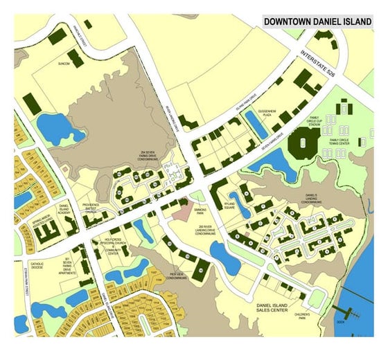 Edisto island map PDF