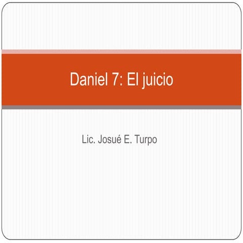 Daniel juicio