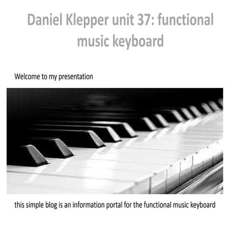 unit 37 functional music keyboard