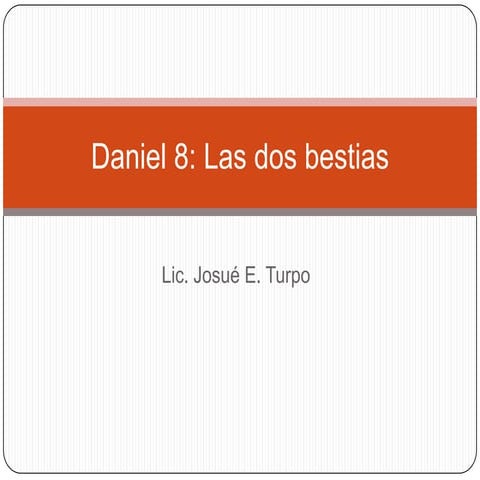 Daniel las dos bestias