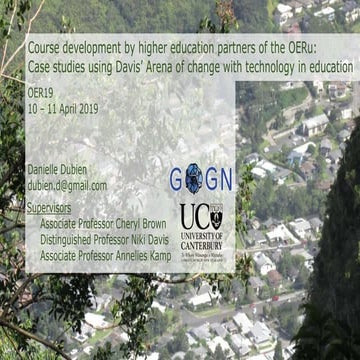 Course development by higher education partners of the OERu:  Case studies us...