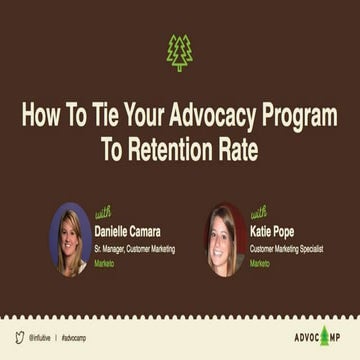 Advocamp: Danielle Camara & Katie Pope