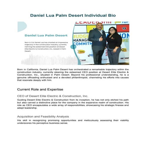 Daniel Lua Palm Desert Individual Bio.pdf