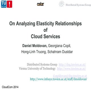 On Analyzing Elasticity Relationshi...