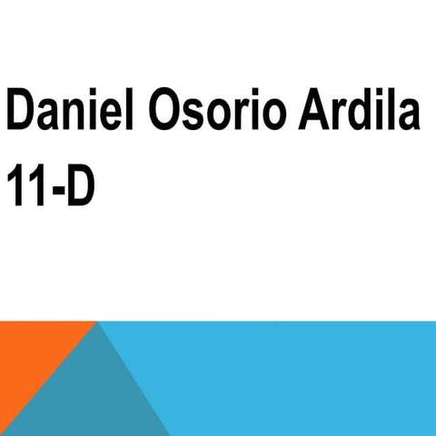Daniel osorio ardila