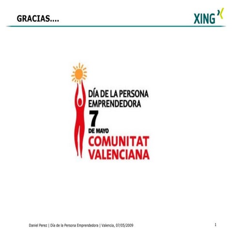 DanielPerezColomar_Xing_Dia de la Persona Emprendedora Valencia