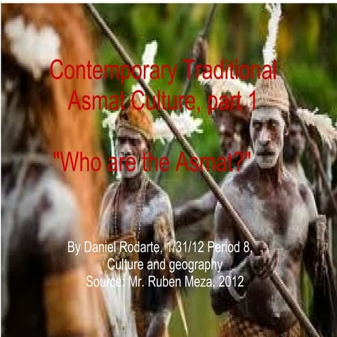 Asmat contemporary presentation | ODP