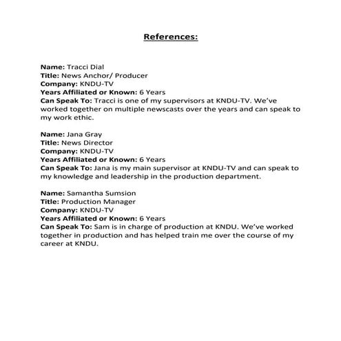 Daniels References | PDF