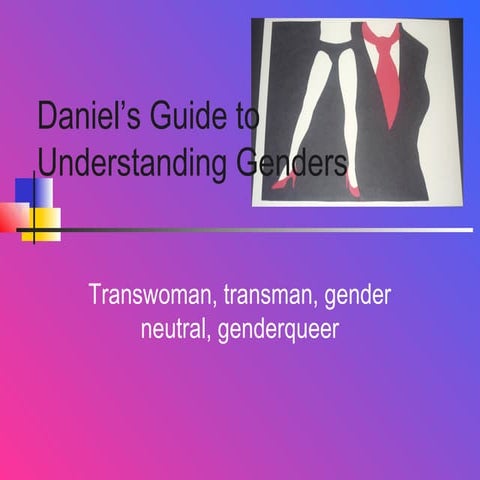 Daniel’s guide to understanding genders