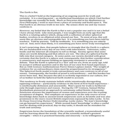 Daniel shenton   flat earth essay