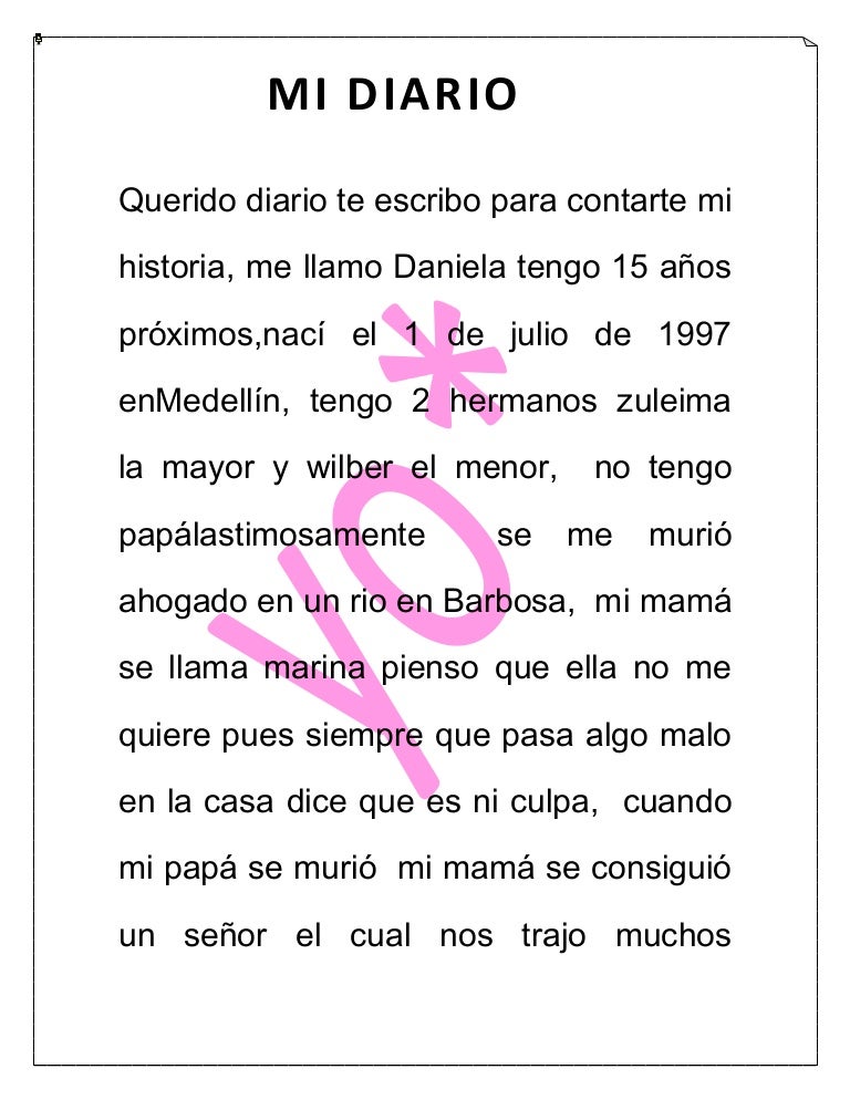 mi diario*