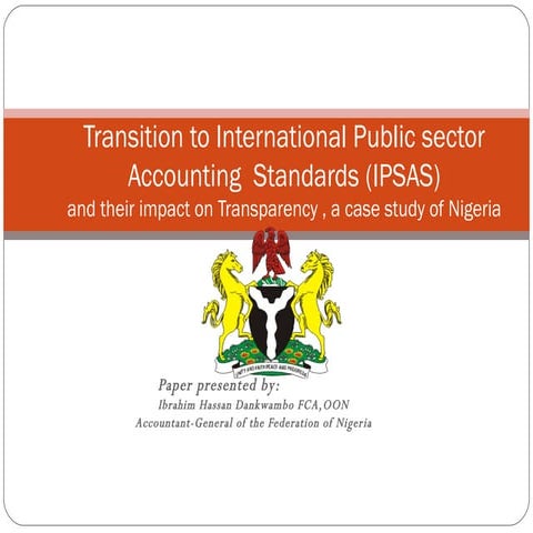 Introduction to IPSAS and conceptual framework | PPTX