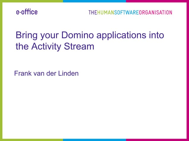 how to connect your app to the activity stream with x-pages
