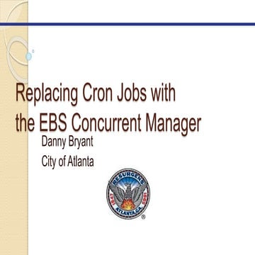 Replacing Cron Jobs with EBS Concurrent Requests: Abandoning Rube Goldberg