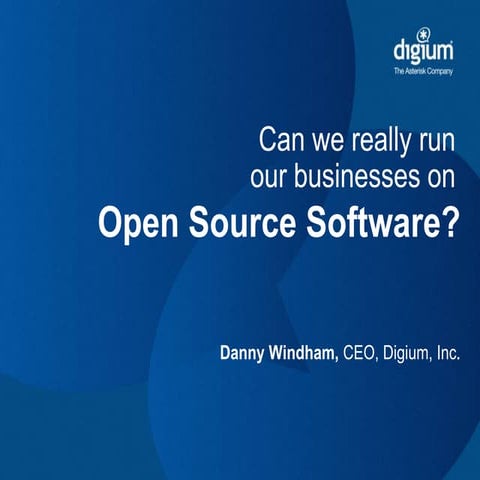 Can We Really Run Our Businesses On Open Source Software