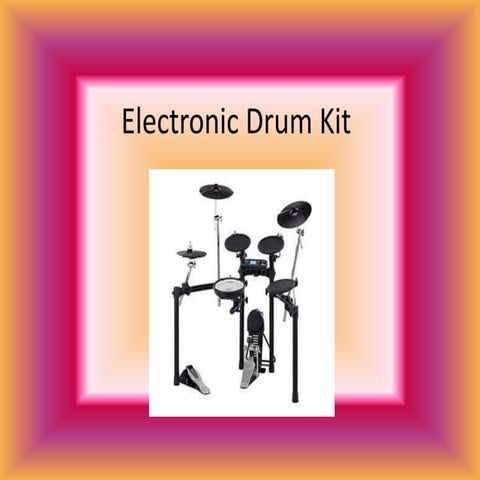 Drum machines | PPTX