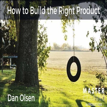Dan Olsen- Productized Masterclass 