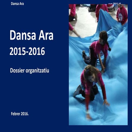 Dansa ara famílies 2016