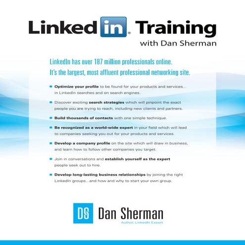 Dan Sherman LinkedIn Training