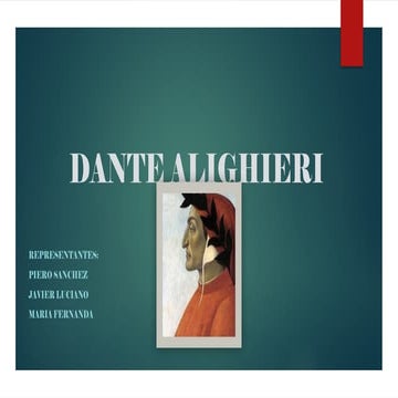 Dante alighieri | PPTX