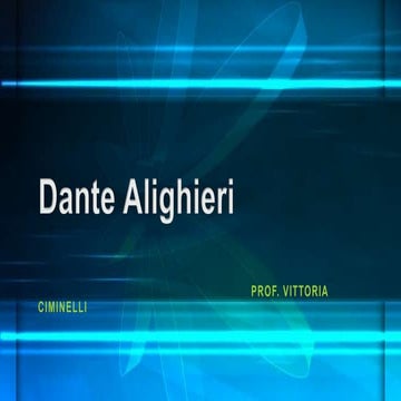 Dante opere