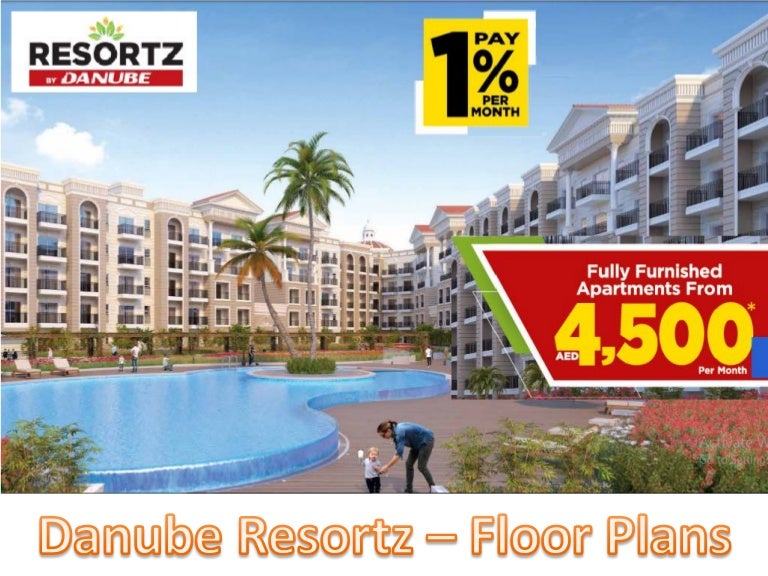 Danube resortz residences by danube properties dubai floor plans