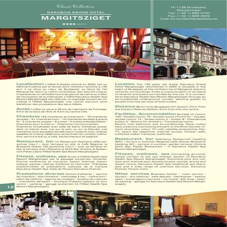 Danubius Grand Hotel Margitsziget in Budapest, Hungary