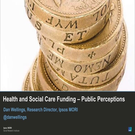 Dan Wellings: public perceptions on health and social care funding