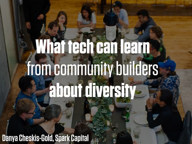 What Tech Can Learn From Community ...