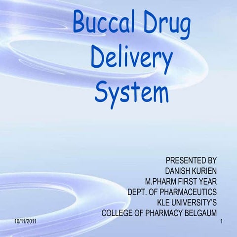 buccal drug delivery system