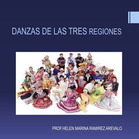 Danzas de las tres regiones