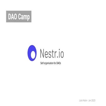 Julio Holon: Decentralised colaboration