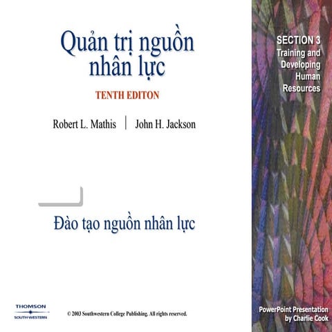 Đào tạo nguồn nhân lực