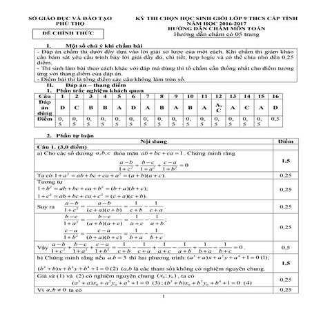 Dap an hsg toan tinh phu tho 20162017