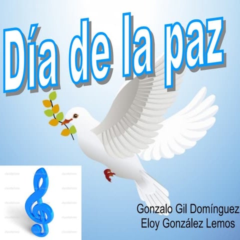 Día de la Paz, Gonzalo Gil y Eloy González - 4º B