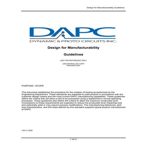 Dapc Dfm Guide 2.0