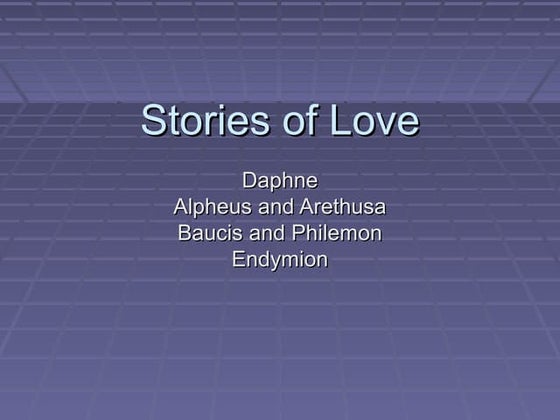 Pyramus et Thisbe | PPT
