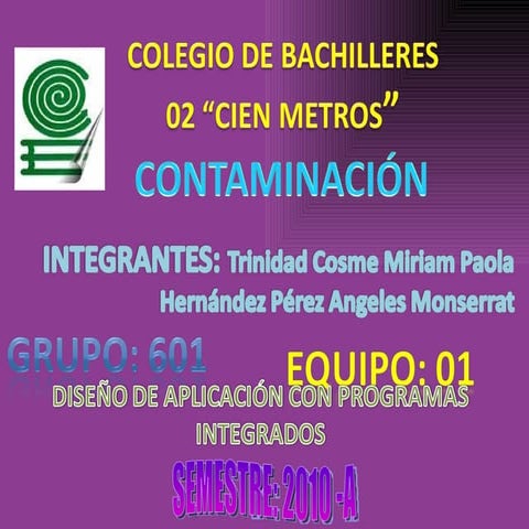 Dapi ii contaminacion