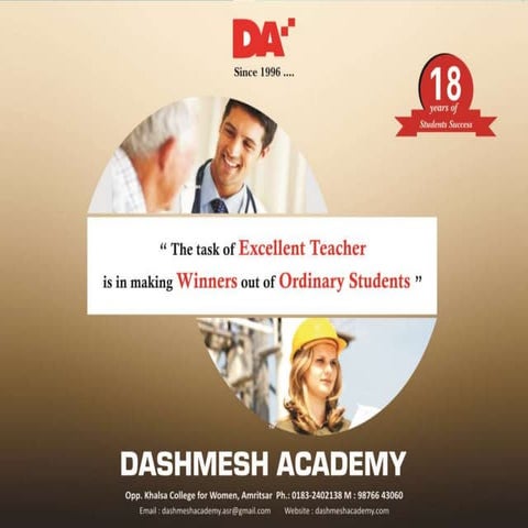 dashmesh academy