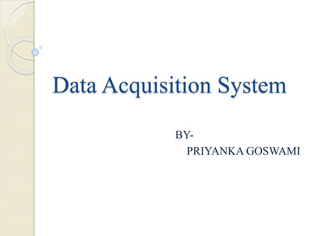 Data Acquisition System
