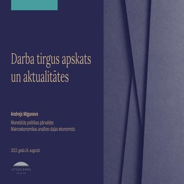 Darba tirgus apskats un aktualitātes 2023