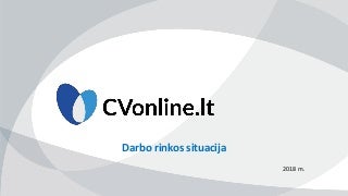 Darbo rinkos situacija 2018 05