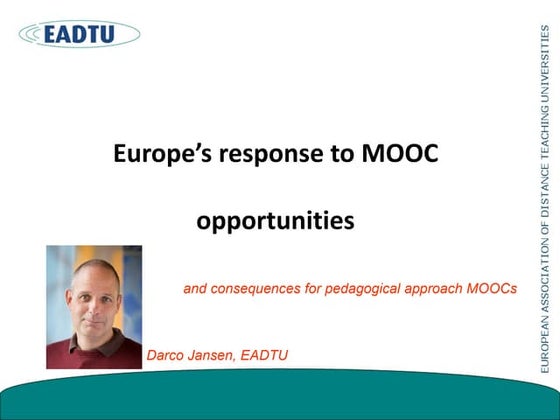 Europe's response to MOOC