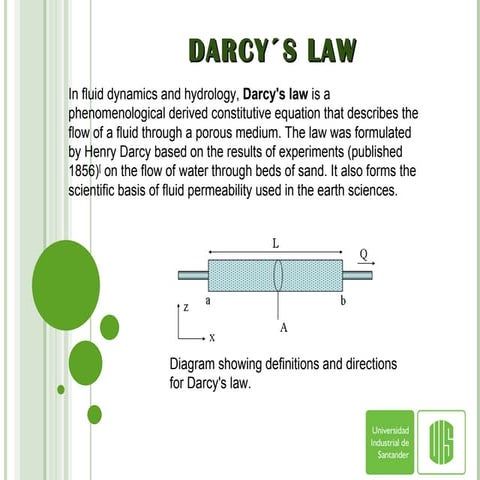 Darcy´s law