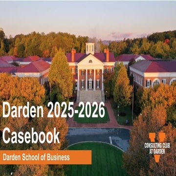 Comprehensive Darden 2025-2026 Business Casebook for Consulting ...