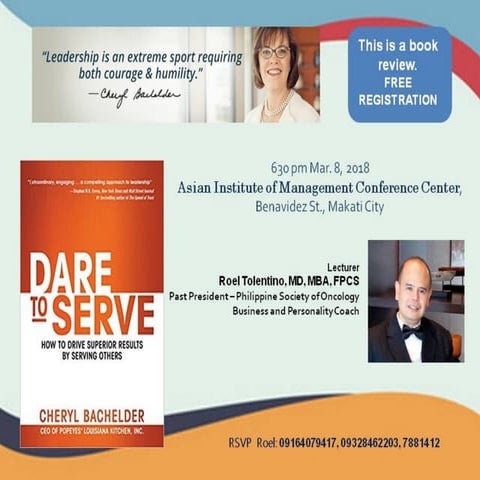 Dare to Serve by Roel Tolentino