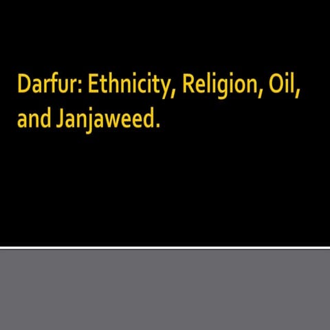 Darfur Power Point